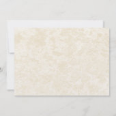 Strandboeket en Seashells Destination Wedding Kaart (Achterkant)