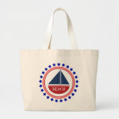 strandboot grote tote bag (Voorkant)
