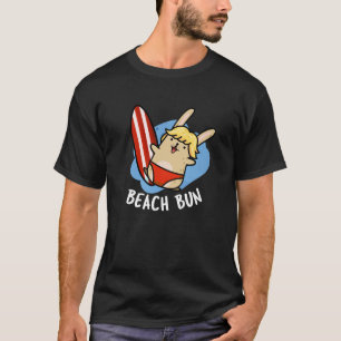 Strandbroodje Grappige Konijn Pun Donkere Achtergr T-shirt