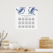 Strandbruiloft afdrukbare zithoek poster (Keuken)