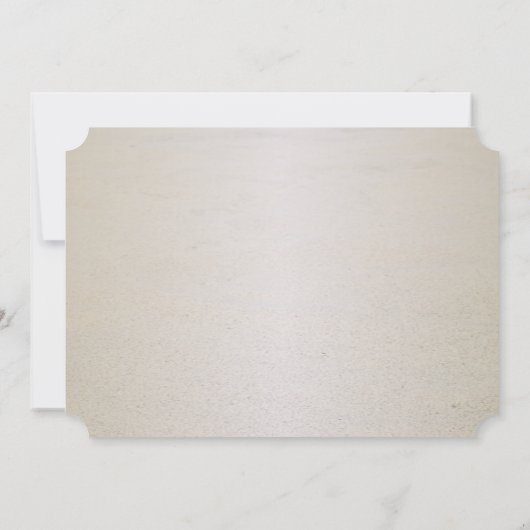 Strandbruiloft Ananas RSVP Kaart (Achterkant)