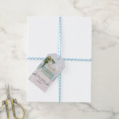 Strandbruiloft Arbor Bloemige Dankjewel Cadeaulabel (Met Touw)