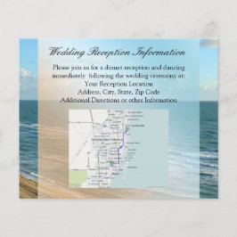 Strandbruiloft Blauwe Oceaan Flyer