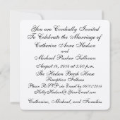 Strandbruiloft, enz. Uw keuze Achtergrond - SRF Kaart (Achterkant)