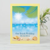 Strandbruiloft / Evenement - SRF Kaart (Staand voorkant)