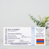 strandbruiloft | instapkaart-bestemming kaart (Staand voorkant)