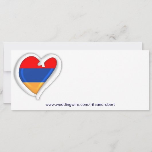 strandbruiloft | instapkaart-bestemming kaart (Achterkant)