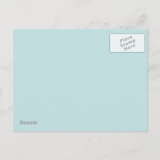 Strandbruiloft met schelpen save the date aankondigingskaart (Achterkant)