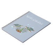 Strandbruiloft met zeeschildpadden notitieboek (Linkerzijde)