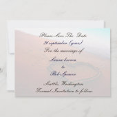 strandbruiloft Sparen de datum Save The Date (Achterkant)