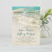  strandbruiloft uitnodigingen (Staand voorkant)