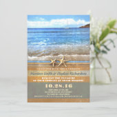  strandbruiloft uitnodigingen (Staand voorkant)