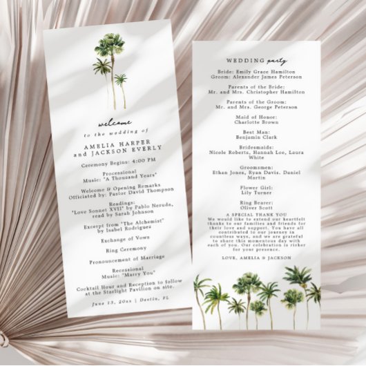 Strandbruiloft Volgorde van de Gebeurtenissen Brui