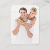 Strandbruiloft website QR Code Enclosure Kaart (Achterkant)