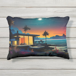 Strandbungalow Accent Pillow Buitenkussen
