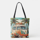  strandbus tote bag (Achterkant)