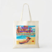 strandcitaat tote bag (Voorkant)