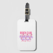 strandclub bagagelabel (Voorkant (verticaal))