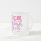 strandclub matglas koffiemok (Voorkant rechts)