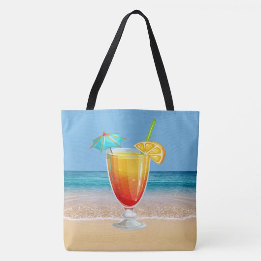 Strandcocktail Tote Bag (Voorkant)