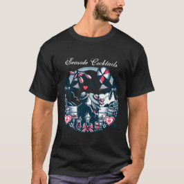 Strandcocktails als diner t-shirt