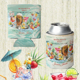 Strandcocktails Tropisch Fruit Jonggezellenfeest Blikjeskoeler