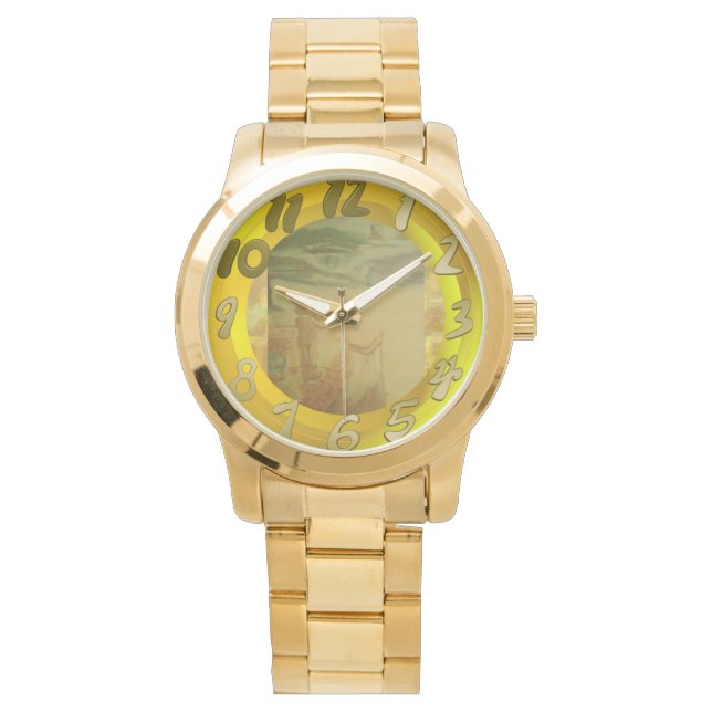 Strandconcert Abstract Horloge (Voorkant)