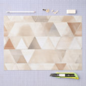 Strandcrème Driehoeken Bruiloft Tissuepapier (Craft)