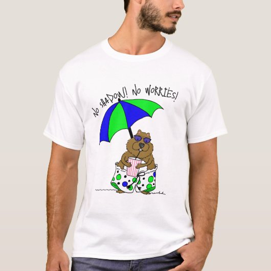 Stranddag Bosmarmot T-shirt (Voorkant)