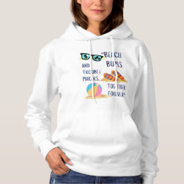 stranddag citaat hoodie