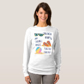 stranddag citaat t-shirt (Voorkant volledig)