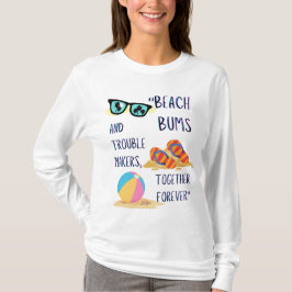 stranddag citaat t-shirt