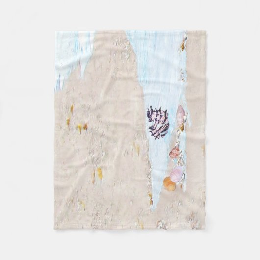 Stranddag Fleece Deken (Voorkant)