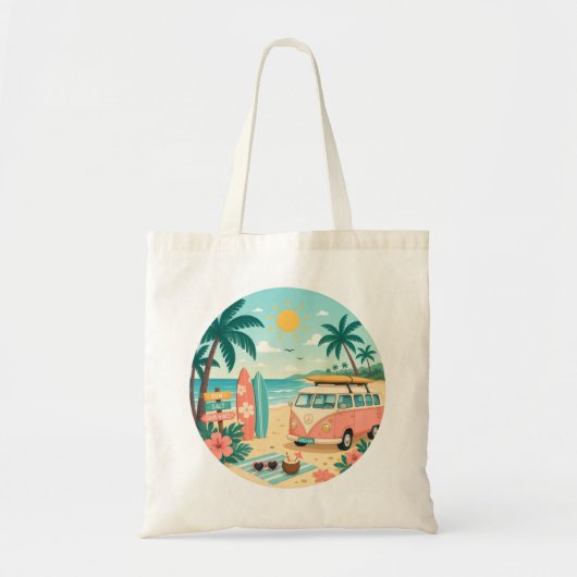 Stranddag Tote Bag (Voorkant)