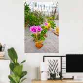 Stranddagbloem (Ipomoea Stolonifera) Poster (Thuiskantoor)