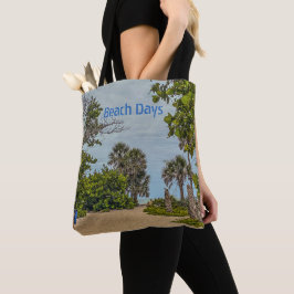 Stranddagen, Bewolkt, Strand Welkom Tote Bag