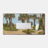 Stranddagen, Bewolkt, Strandtuin Bureaumat (Keyboard & Muis)