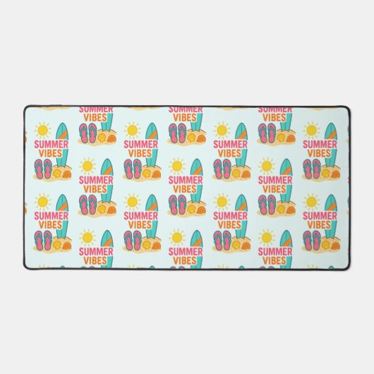 stranddagen in het verschiet bureaumat (Voorkant)