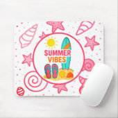 stranddagen in het verschiet muismat (Met muis)