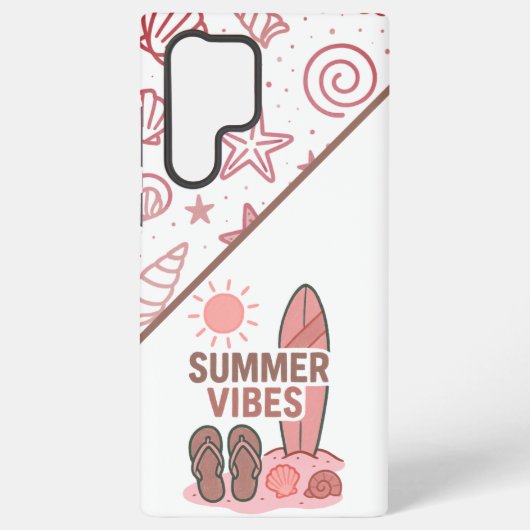 stranddagen in het verschiet samsung galaxy hoesje (Achterkant)