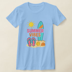 stranddagen in het verschiet t-shirt