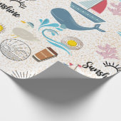 stranddagen voor het verpakken van papier (Hoek)