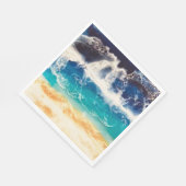 stranddecoupage servet (Hoek)