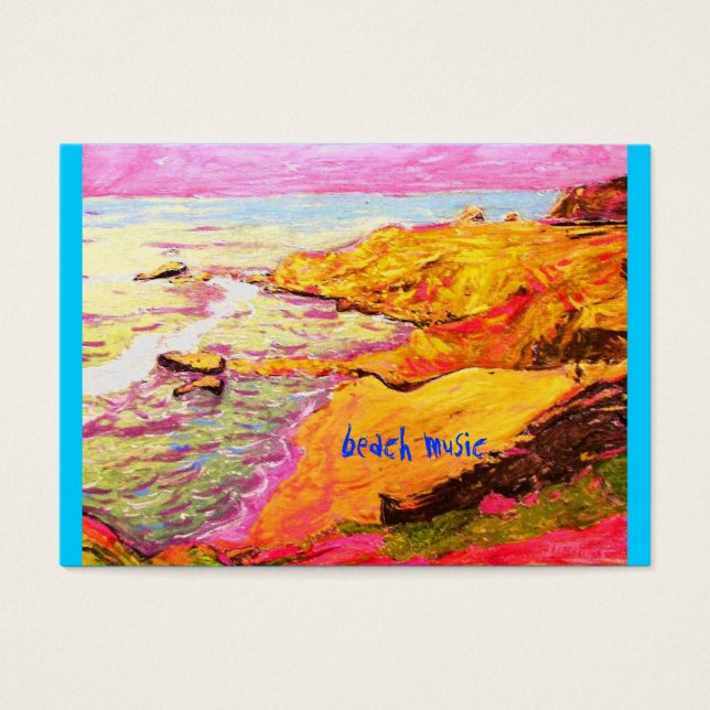 strandduif visitekaartjes (Voorkant)