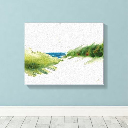 Strandduinen Print (Insitu (Houten vloer))