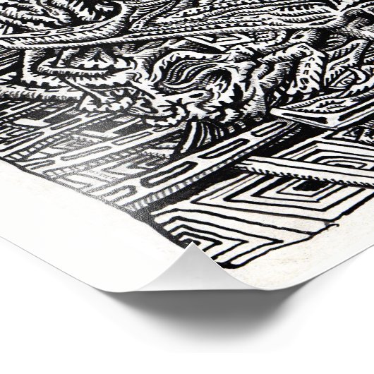 Stranded, door Brian Benson Foto Afdruk (Hoek)