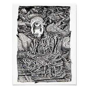 Stranded, door Brian Benson Foto Afdruk