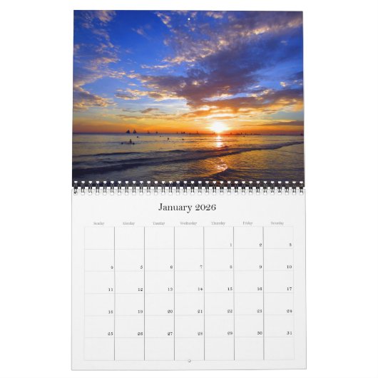 Stranden 2026 kalender (Jan 2026)