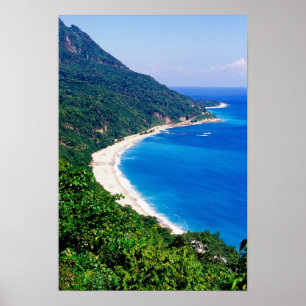 Stranden, Barahona, Dominicaanse Republiek, Poster
