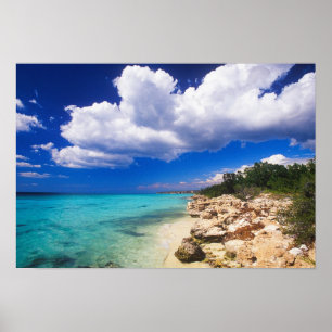 Stranden, Barahona, Dominicaanse Republiek, Poster